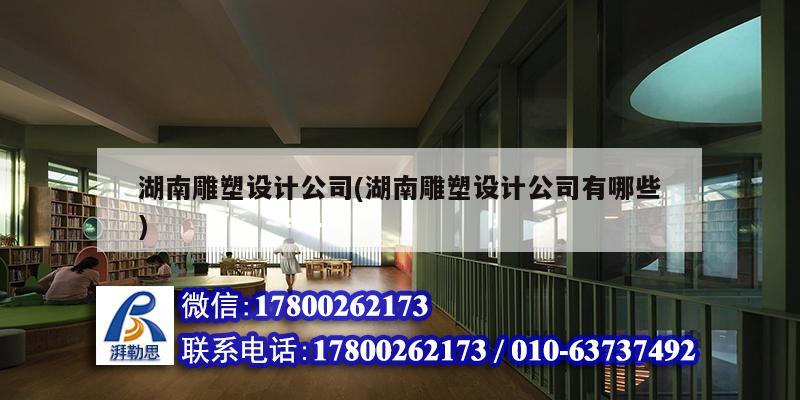 湖南雕塑设计公司(湖南雕塑设计公司有哪些)