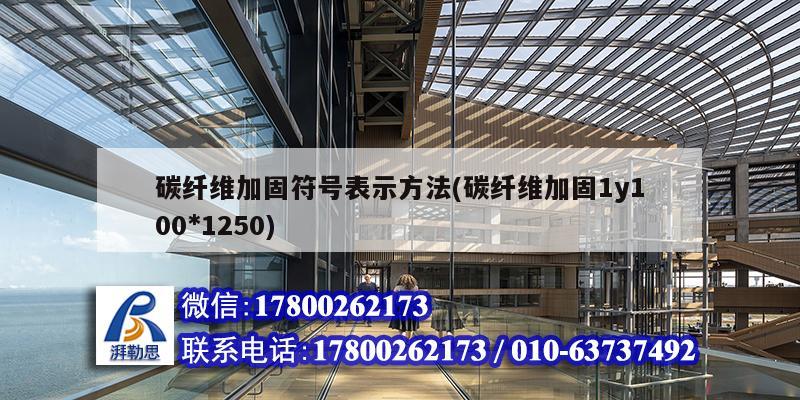 碳纤维加固符号表示方法(碳纤维加固1y100*1250)